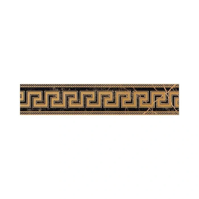 Versace Marble 5x23 Fascia Greca Nero