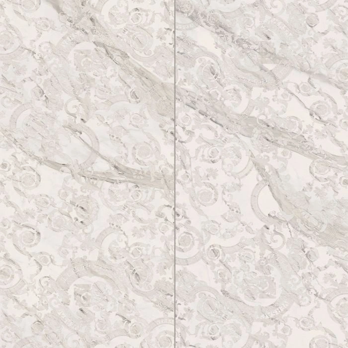 Versace Maximvs 47x110 Statuary White Megabarocco Polished