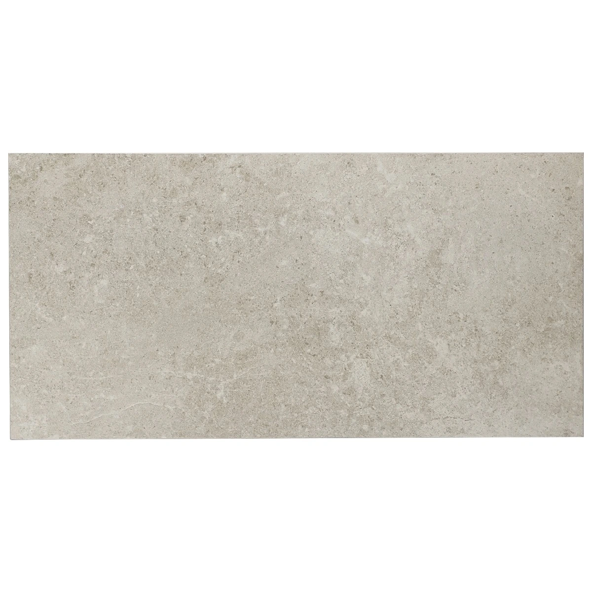 Ages Fumo Light Gray Limestone Look Matte Porcelain Tile