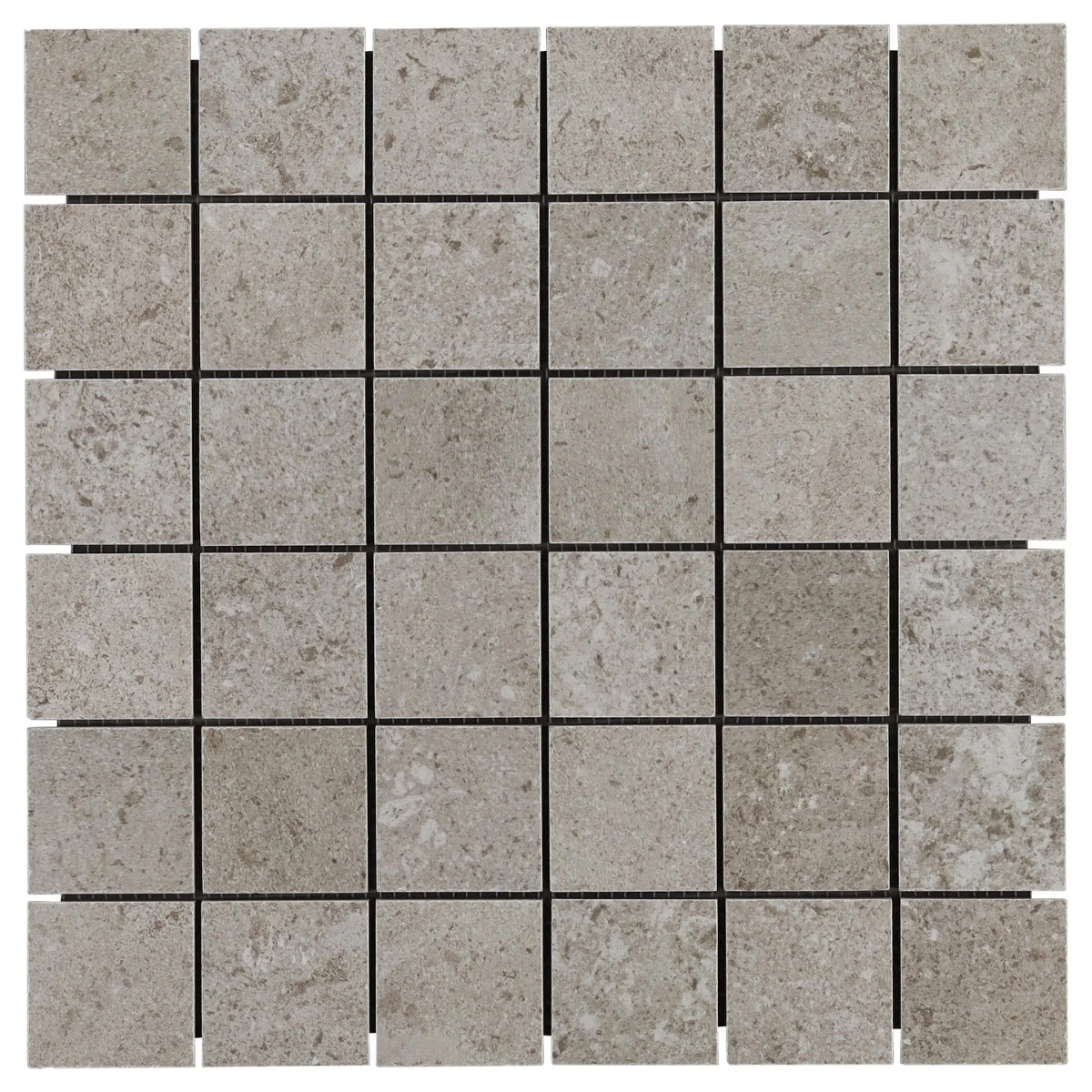 Ages Tortora Beige 2x2 Limestone Look Matte Porcelain Mosaic