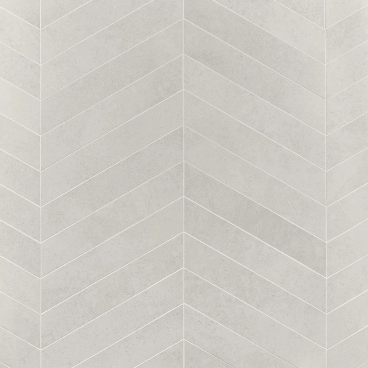 Ages Perla White 4x21 Chevron Limestone Look Matte Porcelain Til