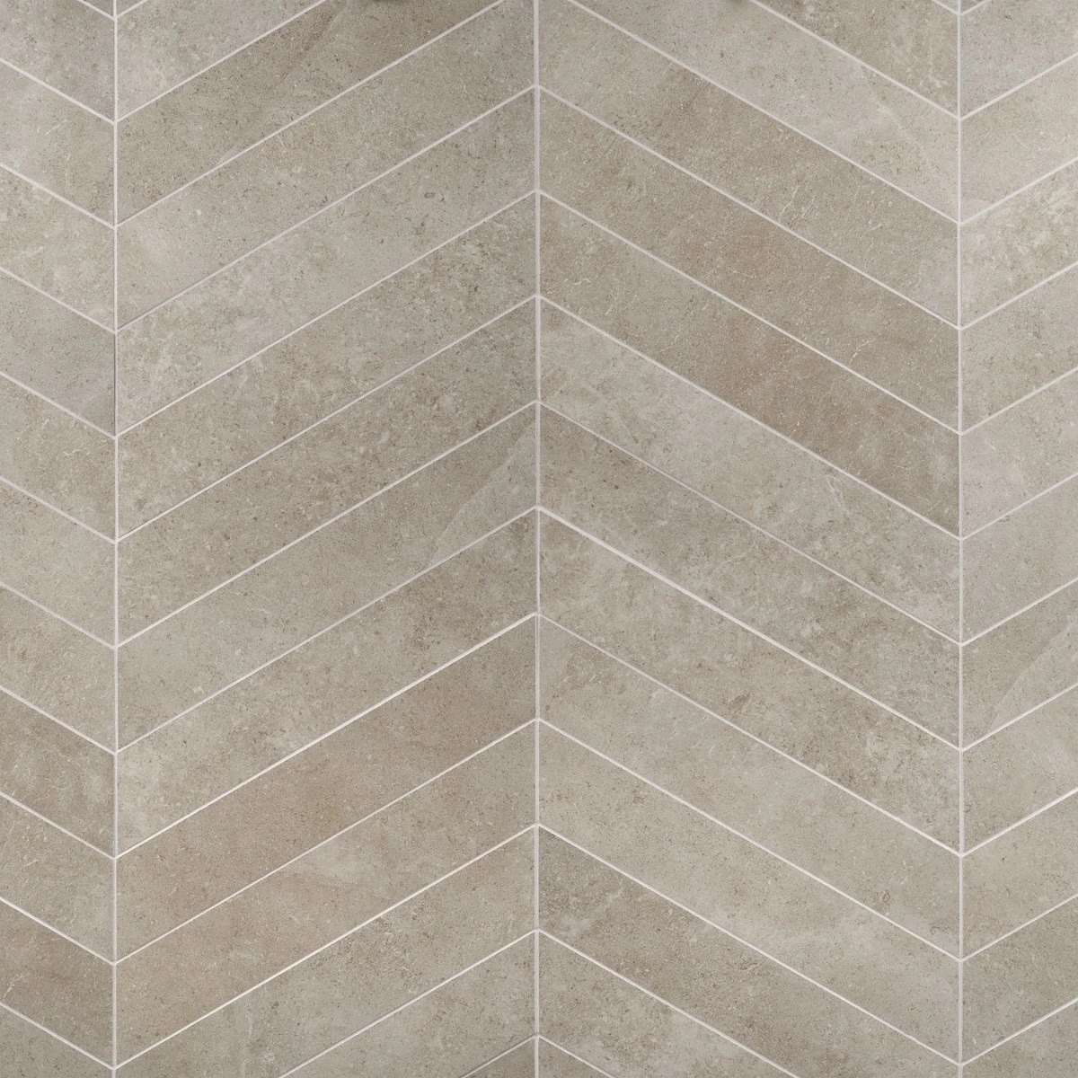 Ages Tortora Beige 4x21 Chevron Limestone Look Matte Porcelain T