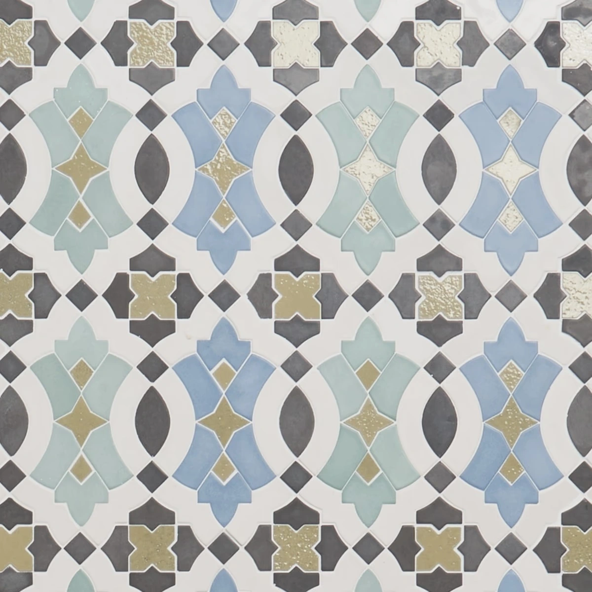 Alpana Nador Multicolor Mixed Finish Lava Stone and Cement
