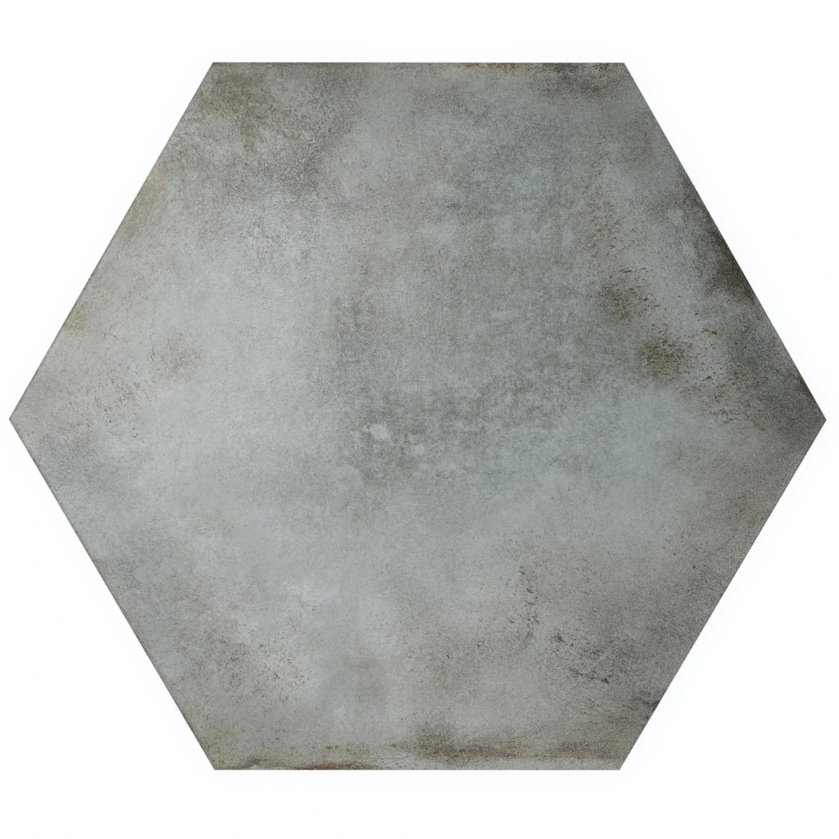 Angela Harris San Francisco Gray 20" Hexagon Matte Porcelain