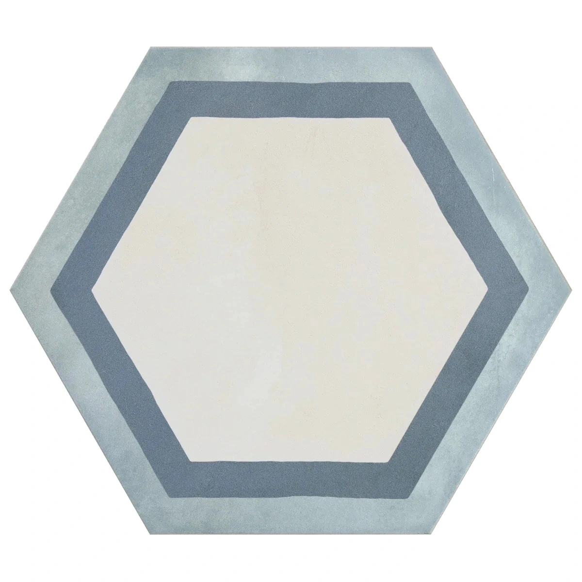 Banza Deco Ocean Cielo 8" Hexagon Matte Porcelain Tile