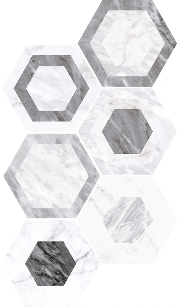 Bardiglio Hex. Geo
