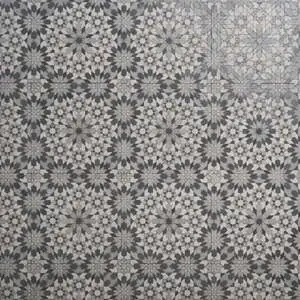 Alpana Taza Cloud Gray Mixed Finish Lava Stone and Cement Mosaic