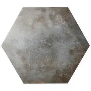 Angela Harris San Francisco Graphite 20" Hexagon Matte Porcelain