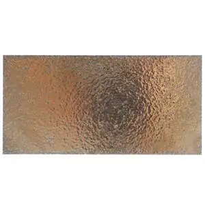 Art Lava Brick Bronze 3x6" Polished Lava Stone Tile