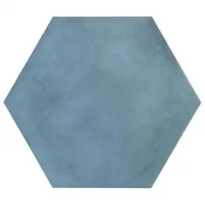 Banza Blue Ocean 8" Hexagon Matte Porcelain Tile
