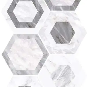 Bardiglio Hex. Geo