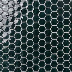 Baroque Glass Midnight Blue 3" Burst Polished Mosaic