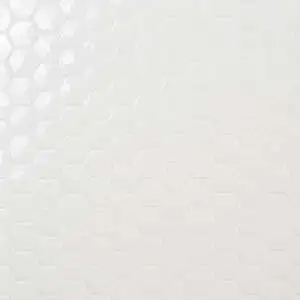 Baroque Glass Blanco White 3" Burst Polished Mosaic
