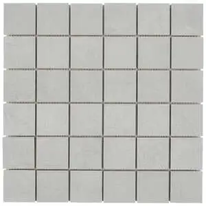 Blacksmith Nimbus Silver 2x2 Matte Porcelain Mosaic Tile