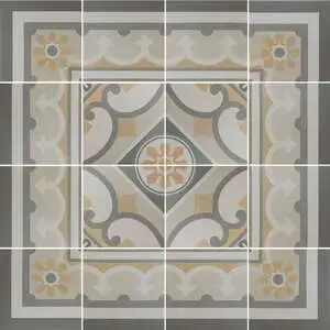 Burgundy / Corner / Border