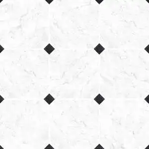 Chessboard Carrara Octagon