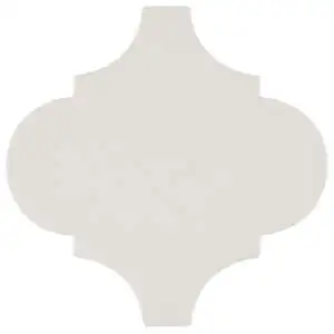 Define Arabesque White 8x8 Matte Porcelain