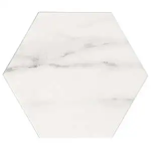 Ducale Statuario 6" Hexagon Polished Porcelain Tile