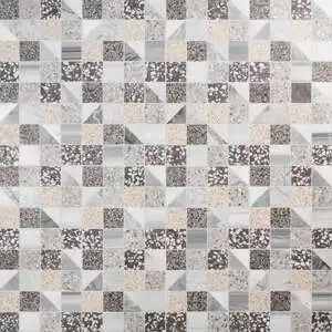 Elizabeth Sutton Terrazzi Dove Mixed Finish Marble + Terrazzo