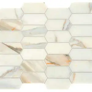 Calacatta Gold Elongated Hexagon