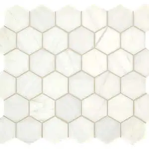 Contempo White Hexagon
