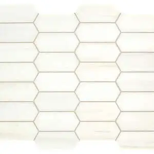 Contempo White Elongated Hexagon