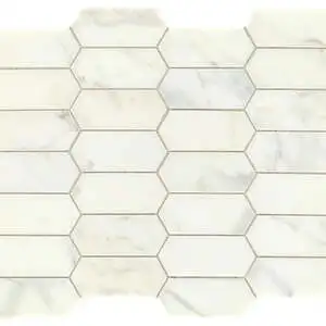 First Snow Elegance Elongated Hexagon