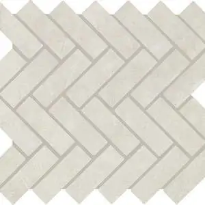 Heirloom White Herringbone