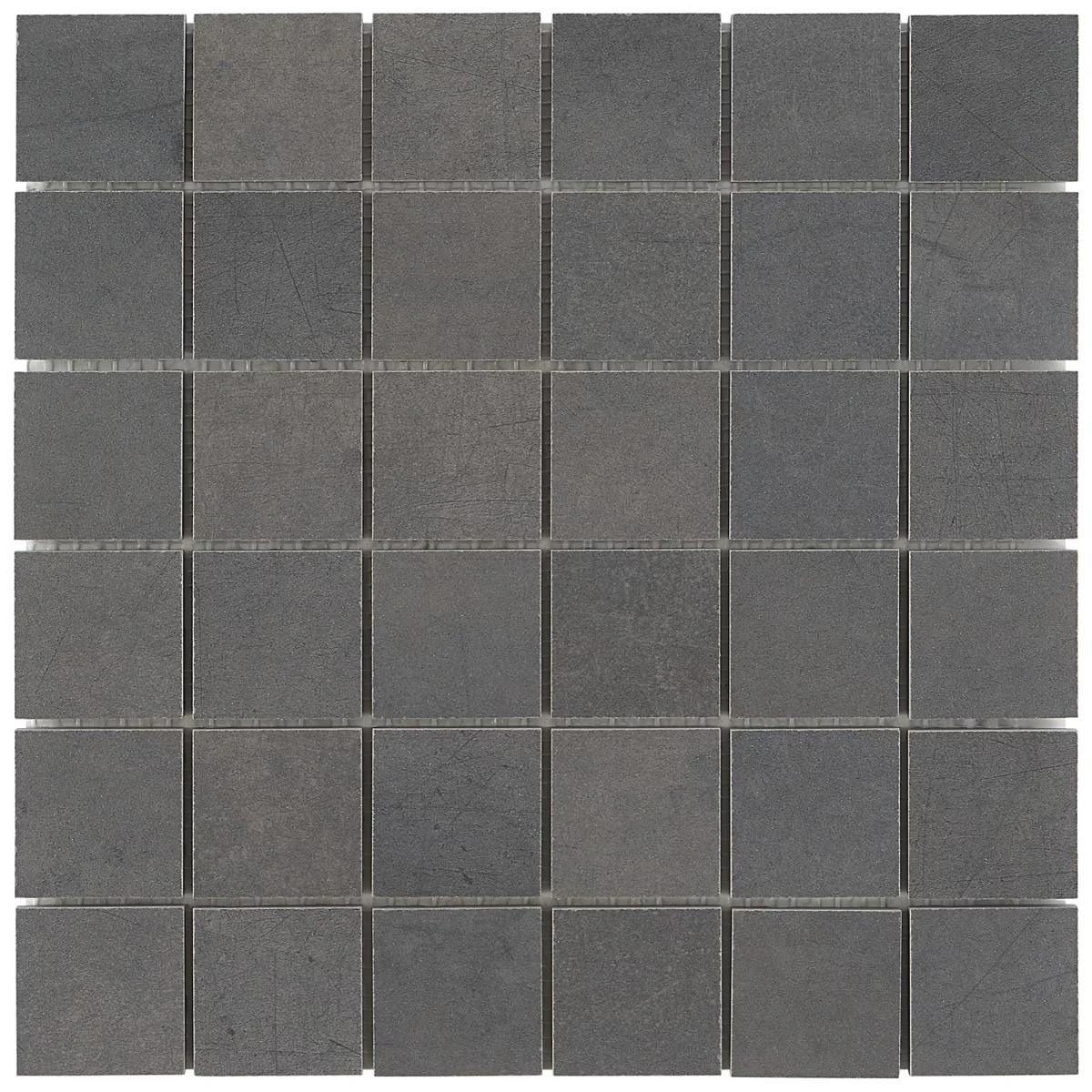 Blacksmith Venom Black Charcoal 2x2 Matte Porcelain Mosaic Tile