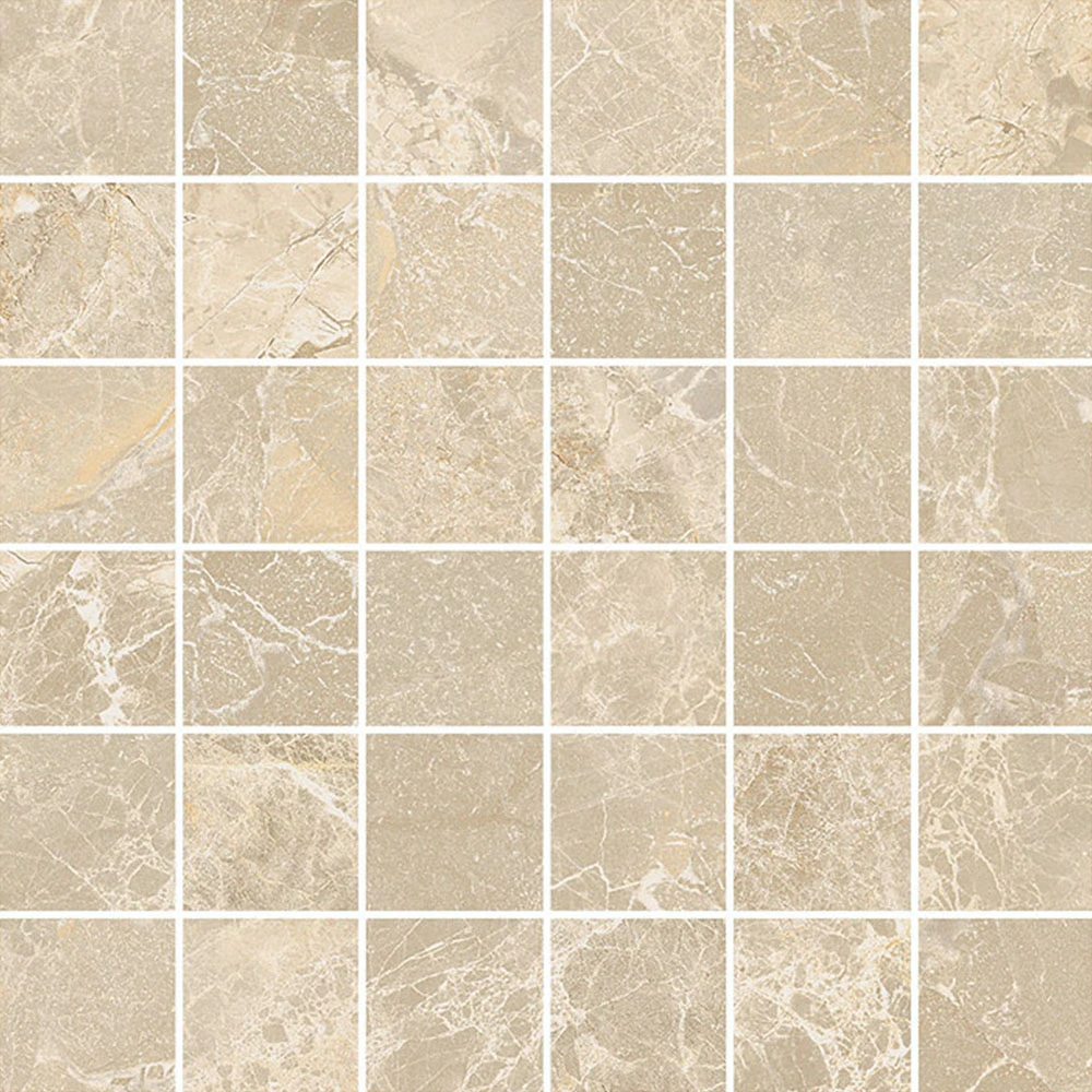 Chessboard Crema Mosaic