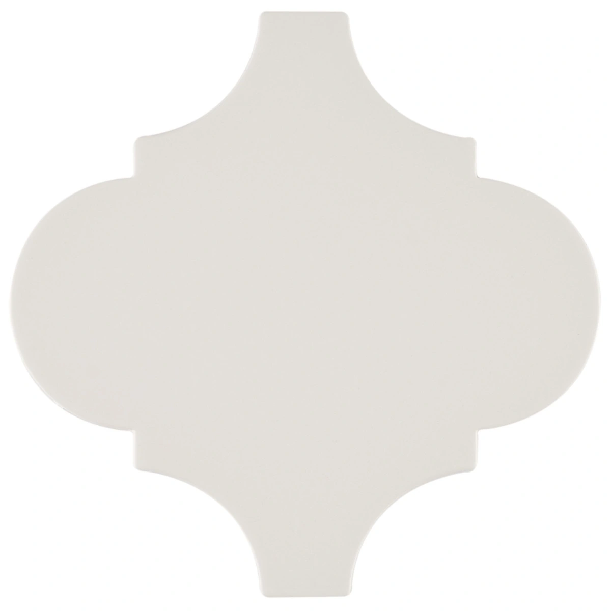 Define Arabesque White 8x8 Matte Porcelain