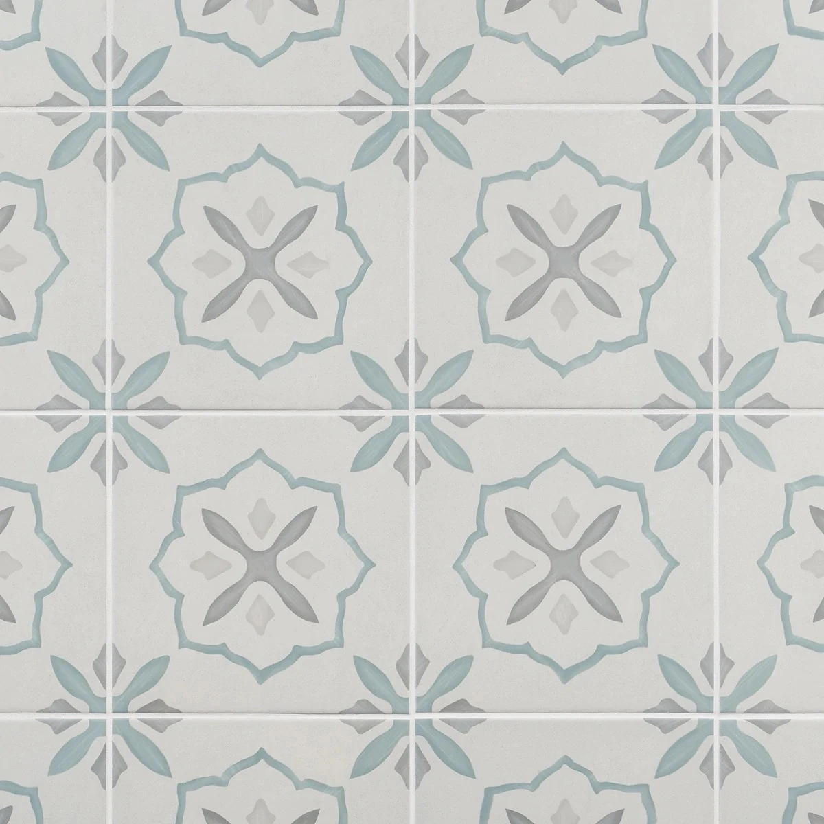 Dhar Stella Blue 9x9 Matte Porcelain