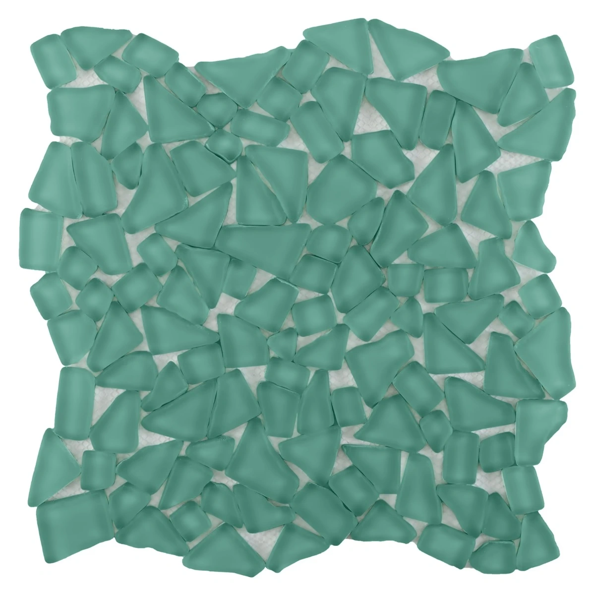 Dolphin Seafoam Green Frosted Matte Glass Mosaic Tile Dolphin Seafoam Green Frosted Matte Glass Mosaic Tile