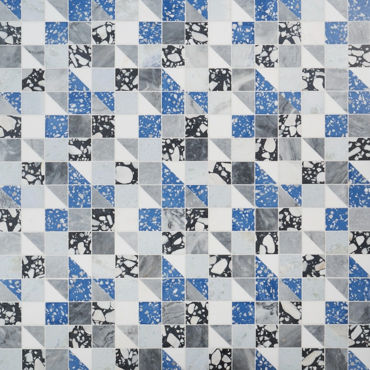 Elizabeth Sutton Terrazzi Steller Mixed Finish Marble + Terrazzo
