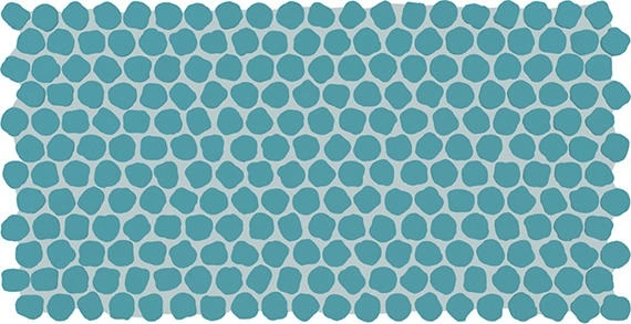 Ocean Blue Organic Penny Ocean Blue Organic Penny
