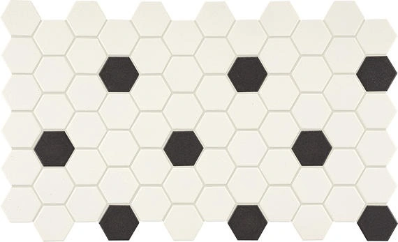 Arctic White/Black Hexagon Arctic White/Black Hexagon