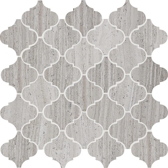Chenille White Baroque
