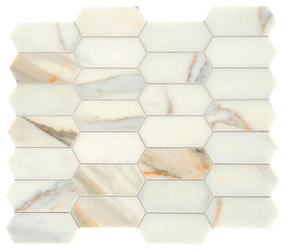 Calacatta Gold Elongated Hexagon Calacatta Gold Elongated Hexagon