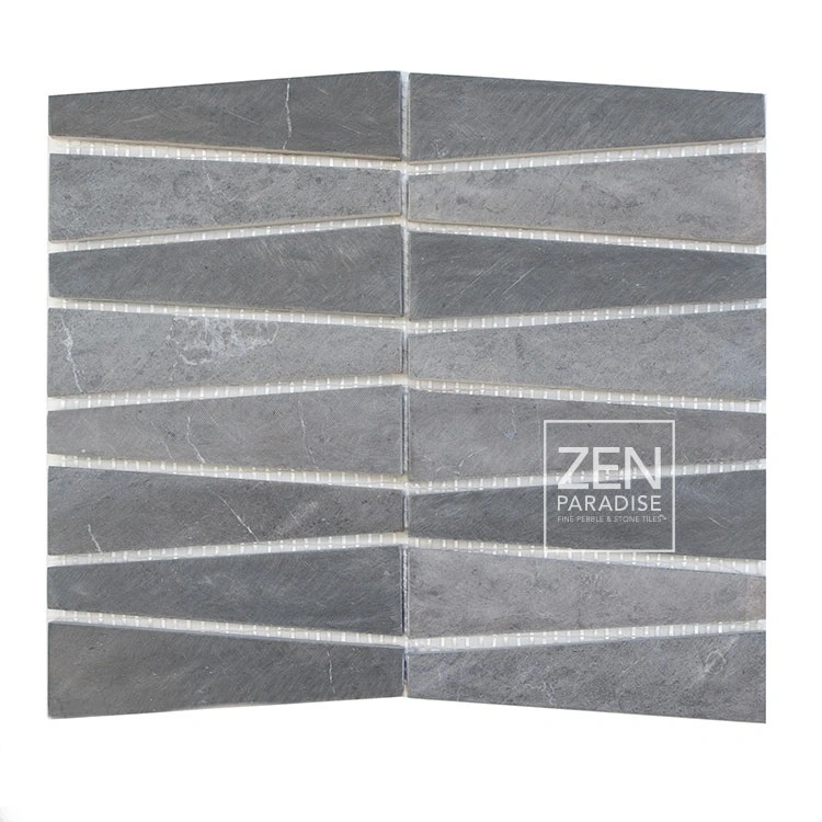 Zen Paradise ZPTP-002 Trapezoid Mosaic Dark Grey