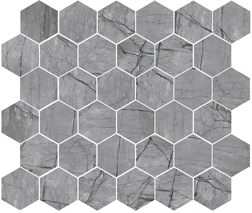 Coal 2" Hexagon