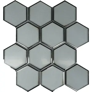 Sky Blue Hex 3″ Polished