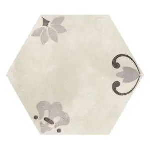 Beige Lily 8″ Hex Matte