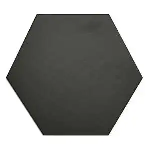 Black 8″ Hex Matte