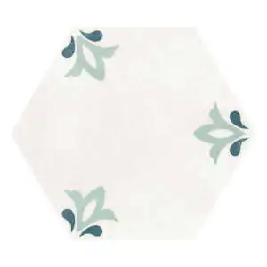 White Lily 8″ Hex Matte