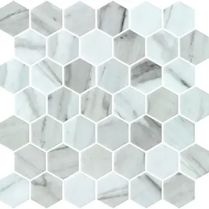 Carrara Hex 2″ Matte