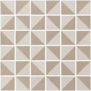 Origami Beige 2X2 Mosaic