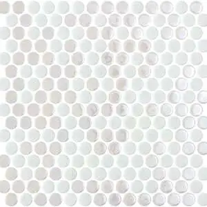 Iridescent Glass Penny Matte