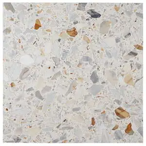 Italy Terrazzo Sacra Calacatta White 24x24 Honed Terrazzo Tile