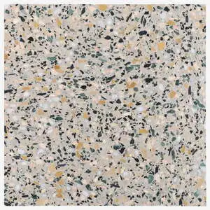 Italy Terrazzo Cava Terra Beige 24x24 Honed Marble Tile