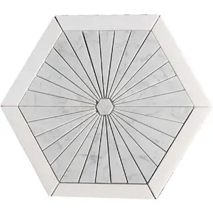 Carrara + Thassos Honed